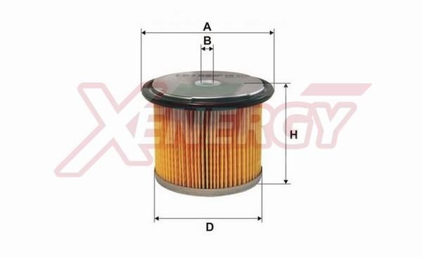 AP XENERGY Brandstoffilter X1510250 X1510250 Brandstoffilter AP XENERGY PEUGEOT 1007
