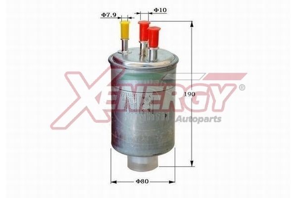 AP XENERGY Brændstof-filter X1510453 Brændstoffilter AP XENERGY OPTIMA X1510453 billig
