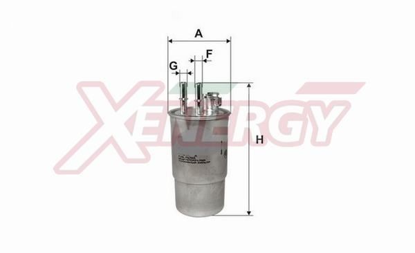 AP XENERGY Drivstoffilter X1510503 X1510503 Drivstoffilter AP XENERGY FORD TOURNEO COURIER