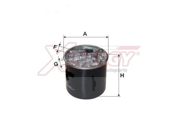 AP XENERGY Filtro carburante X1510567 X1510567 costo Filtro carburante AP XENERGY MERCEDES-BENZ CLS