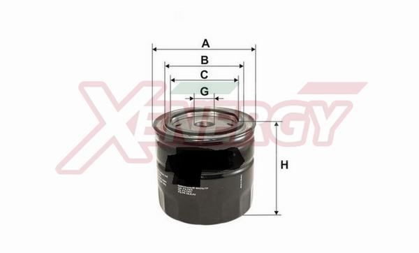 AP XENERGY Oliefilter X152108 Oil filter AP XENERGY HONDA X152108