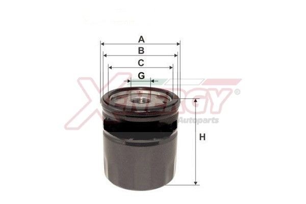 AP XENERGY Filtro olio X156122 X156122 costo Filtro olio OPEL GRANDLAND X AP XENERGY
