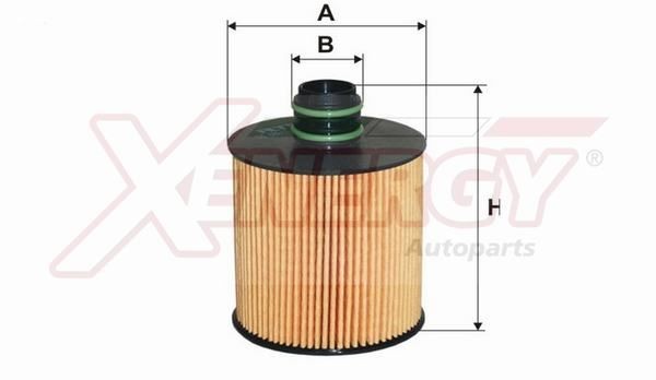 AP XENERGY Oljefilter X157104 Oljefilter AP XENERGY Opel GRANDLAND X X157104