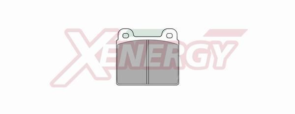 AP XENERGY Kit pastiglie freni X40003 AP XENERGY X40003 Pastiglie freno Ponton (W121) prezzo