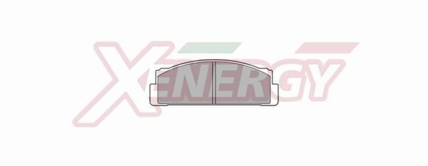 AP XENERGY Brzdové doštičky/platničky X40008 AP XENERGY X40008 Platničky 850 Sedan cena