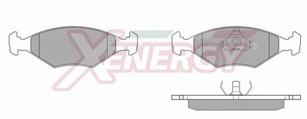AP XENERGY Piduriklotsid X40221 AP XENERGY X40221 Piduriklotsid Innocenti ELBA originaal