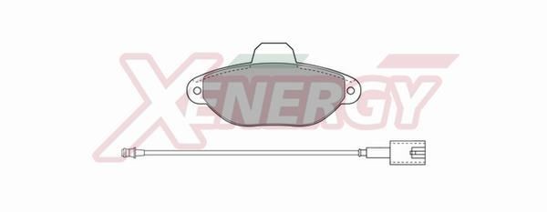 AP XENERGY Kit pastiglie freni X40519 X40519 costo Pastiglie dei freni CHEVROLET ORLANDO AP XENERGY