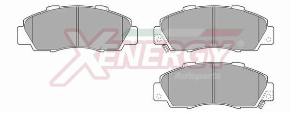 AP XENERGY Bromsbelägg X40537 X40537 AP XENERGY bromsbeläggsats Honda CIVIC