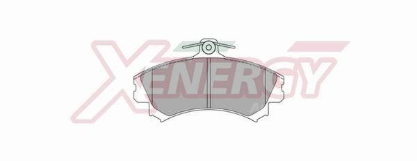 AP XENERGY Bromsbelägg X40634 X40634 AP XENERGY bromsklossar Mitsubishi PAJERO