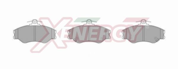 AP XENERGY Kit pastiglie freni X40700 AP XENERGY X40700 Kit pastiglie freni HYUNDAI H100 Van 2.5 TDiC 80 CV 2001