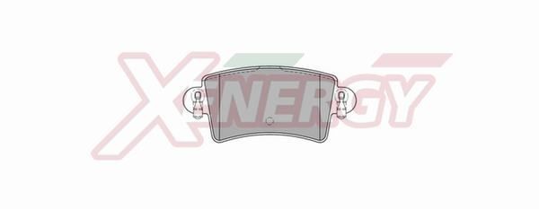 AP XENERGY Piduriklotsid X40840 X40840 Piduriklotsid AP XENERGY NISSAN X-TRAIL