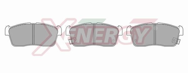AP XENERGY Piduriklotsid X40873 Piduriklotsid AP XENERGY Nissan X-TRAIL X40873