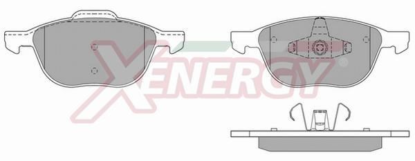 AP XENERGY Remblokken X40897 AP XENERGY Remblok MAZDA X40897