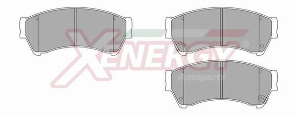 AP XENERGY Bremseklosser X41013 Bremsekloss-sett AP XENERGY BT-50 X41013 billige