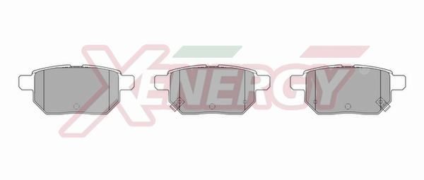 AP XENERGY Bremseklodser X41028 Klodser AP XENERGY Toyota GT 86 X41028