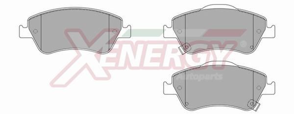 AP XENERGY Plaquettes de frein X41033 Kit de plaquettes de frein AP XENERGY MR 2 X41033 pas cher