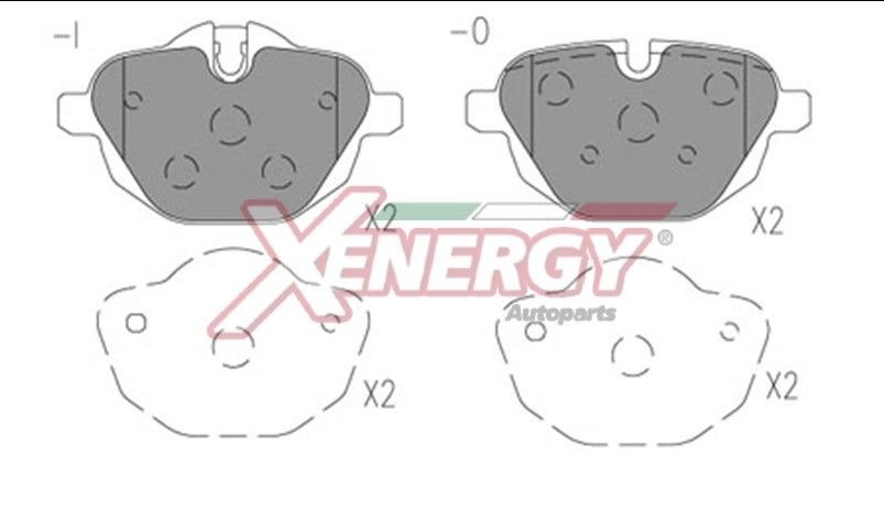 AP XENERGY Remblokken X41242 Remblokken BMW AP XENERGY X41242