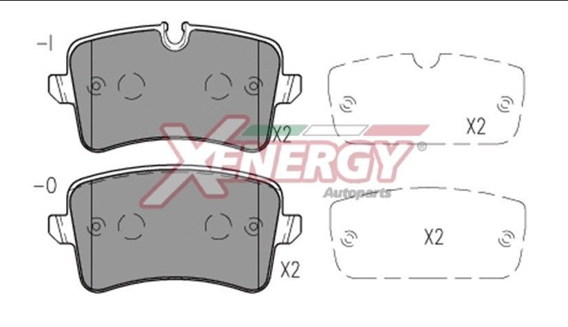 AP XENERGY Pastilhas de travão X41272 X41272 Pastilhas de travão AP XENERGY AUDI A7