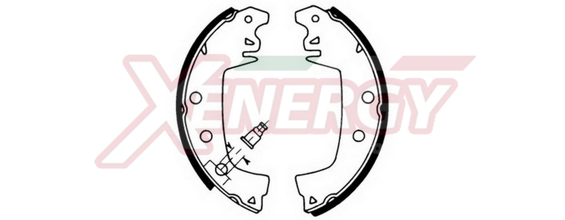 AP XENERGY Jogo de maxilas de travão X50062 AP XENERGY Freio a tambor SEAT X50062