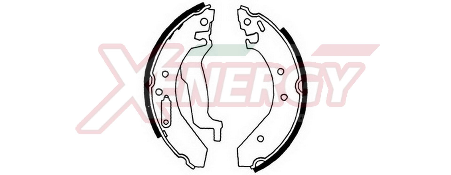 AP XENERGY Bremsebakkesæt X50176 X50176 Tromlebremser HONDA CIVIC AP XENERGY