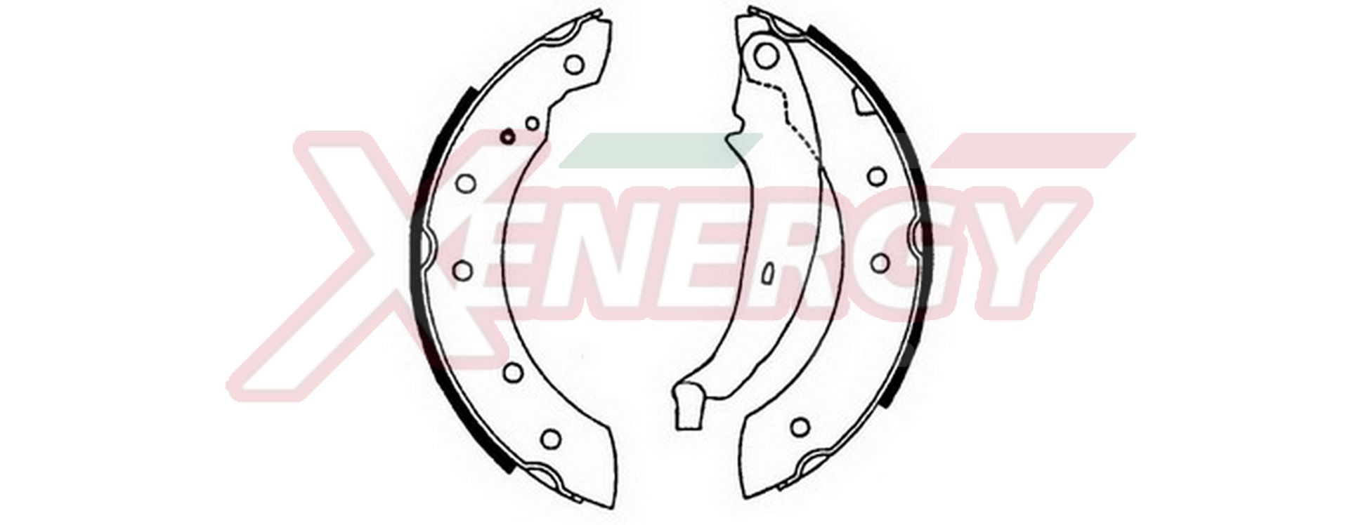 AP XENERGY Jogo de maxilas de travão X50264 X50264 AP XENERGY Cintas de travão Peugeot baratos