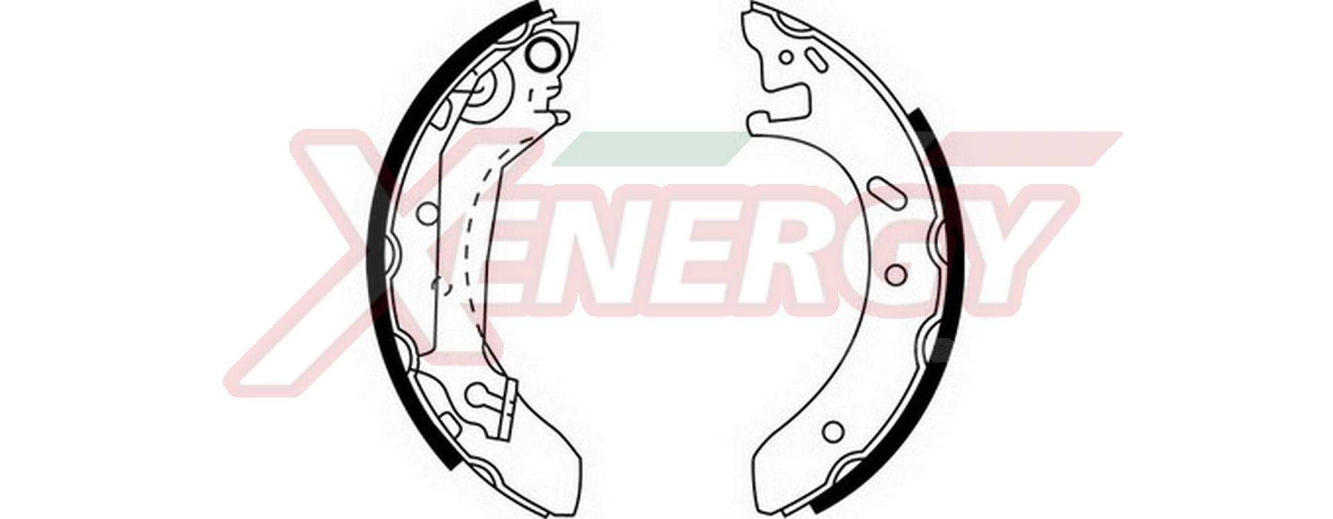 Remschoenset AP XENERGY X50265 AP XENERGY X50265 Remschoenen set vóór en achter Ford MONDEO 2014