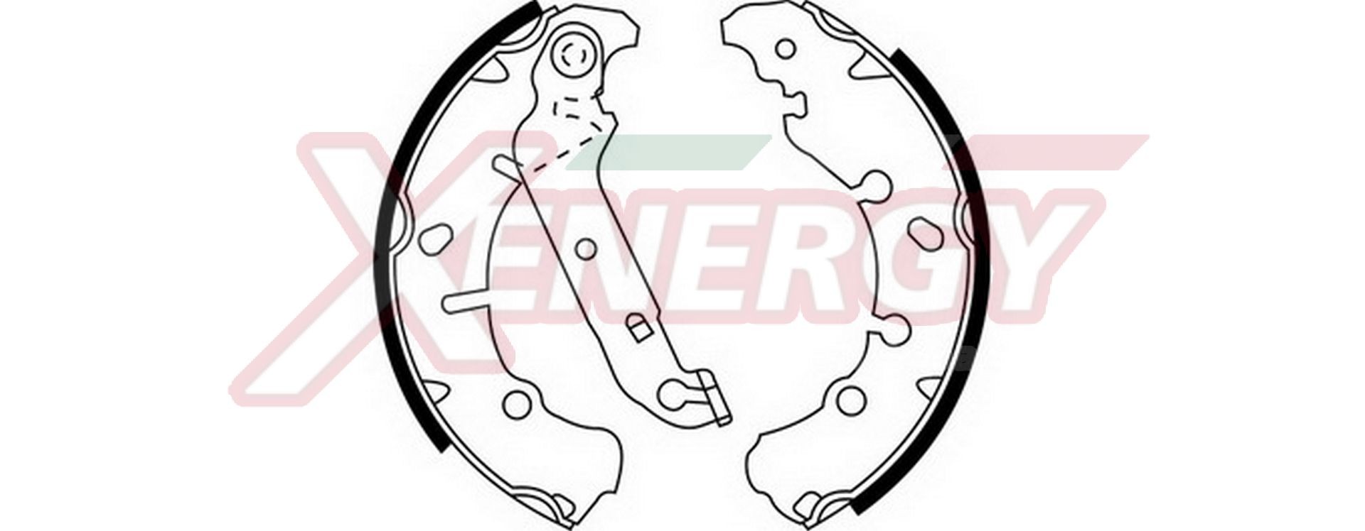 AP XENERGY Bremžu loku komplekts X50370 Trumuļu bremzes AP XENERGY MAZDA X50370