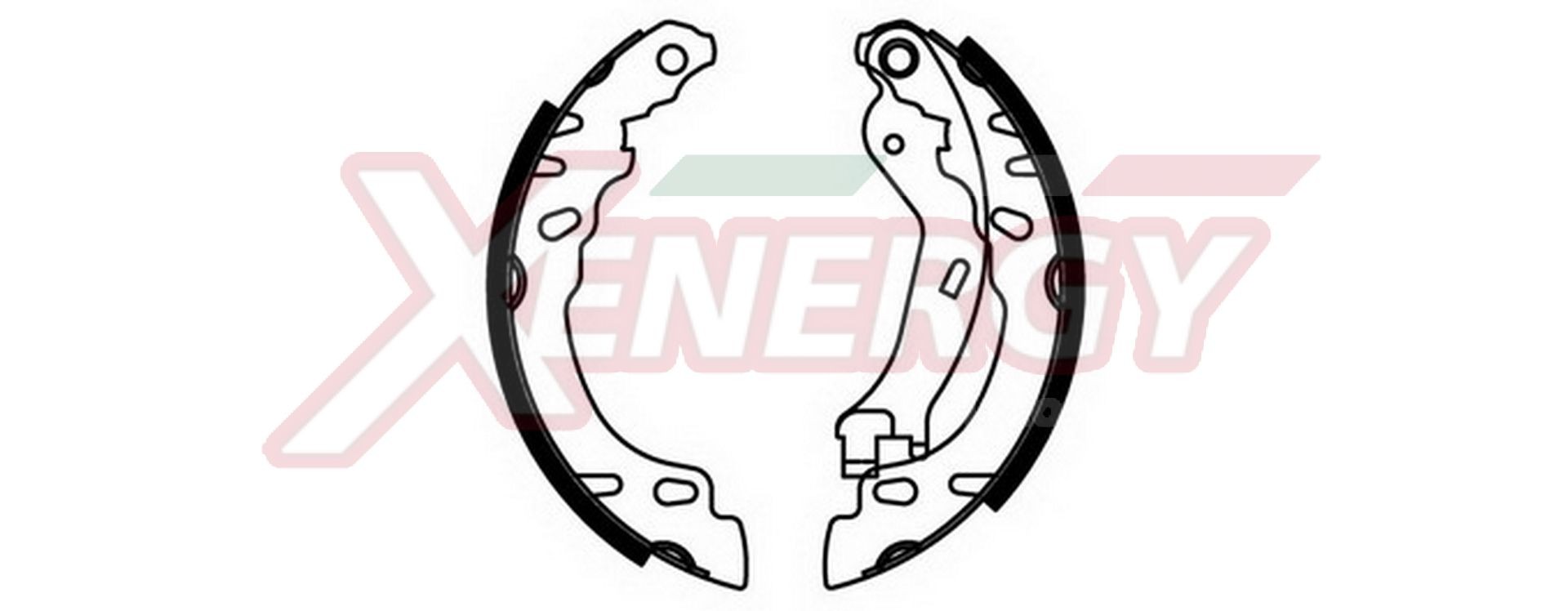 AP XENERGY Bremsesko sett X50385 Bremsesko sett AP XENERGY 500 X50385 billige
