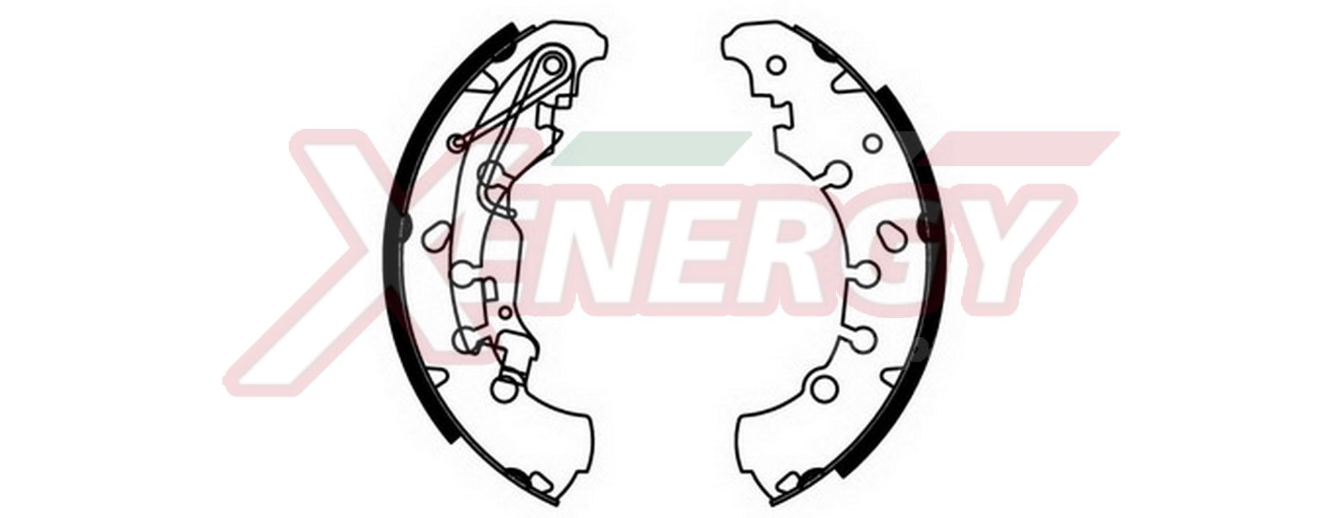 AP XENERGY Bremsesko sett X50386 AP XENERGY Bremsesko KIA X50386