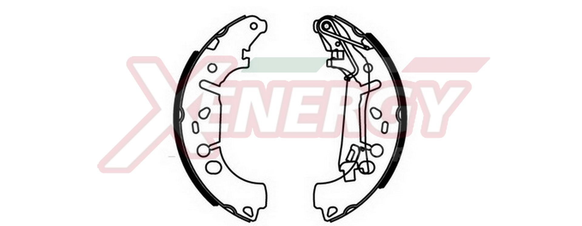 AP XENERGY Bremsesko sett X50389 Bremseskosett AP XENERGY 500 X50389 billige