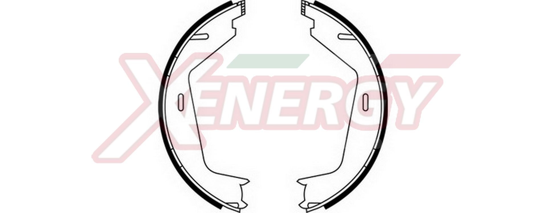 AP XENERGY Handbromsbackar X50408 X50408 AP XENERGY handbromsbackar Fiat DUCATO