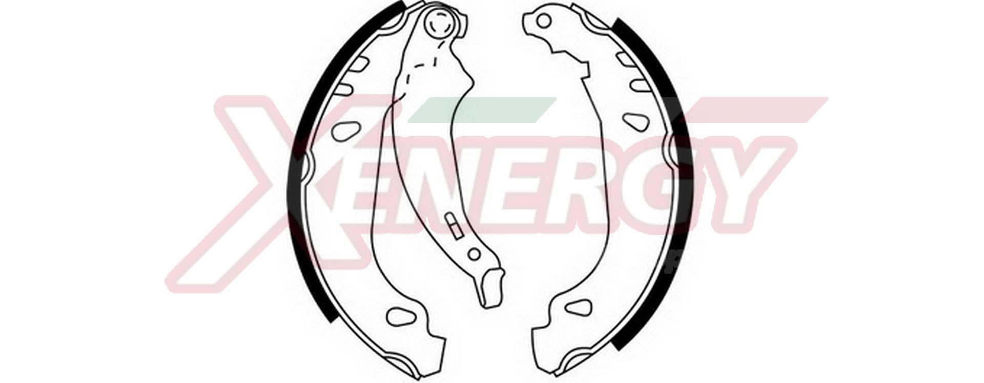 AP XENERGY Jogo de maxilas de travão X50410 Cintas de travão PEUGEOT AP XENERGY X50410