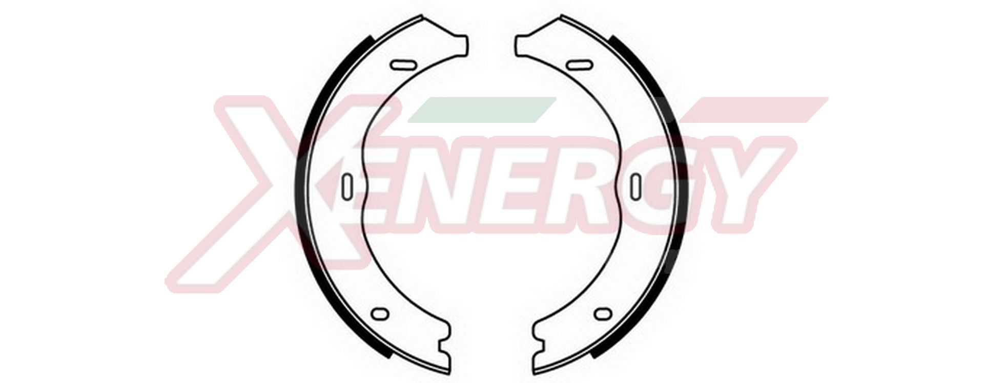 AP XENERGY Handbromsbackar X50480 X50480 AP XENERGY parkeringsbromsbelägg FIAT DUCATO