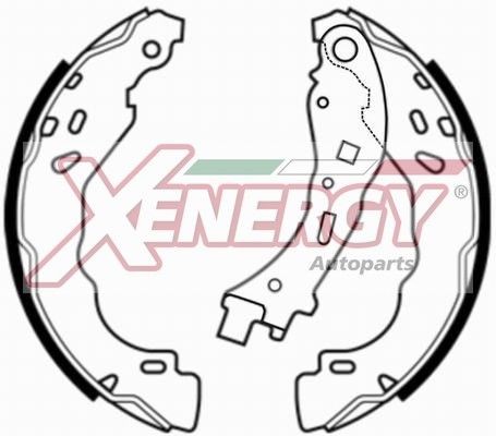 AP XENERGY Jogo de maxilas de travão X50720 Jogo de maxilas de travão AP XENERGY PEUGEOT X50720