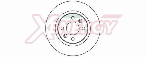 AP XENERGY Disco de travão X601145 Travões de disco DACIA AP XENERGY X601145