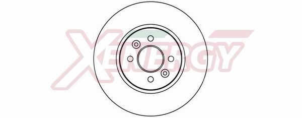AP XENERGY Δισκόπλακα X602151 Δισκόφρενα DACIA AP XENERGY X602151