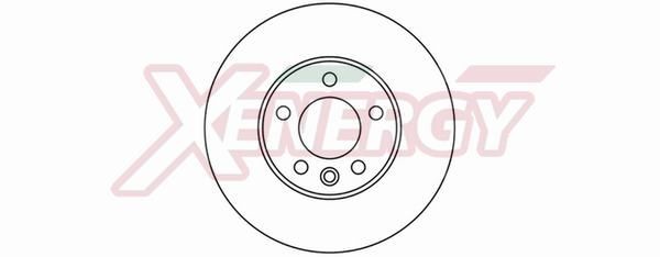 AP XENERGY Bremsscheibe X602190 Bremsscheiben AP XENERGY Volkswagen T-ROC X602190