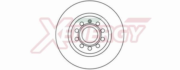 AP XENERGY Bremseskive X602191 Bremseskive AP XENERGY Audi 100 X602191