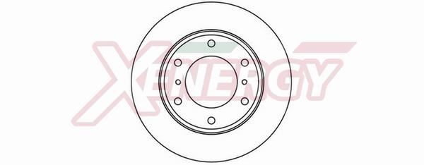 AP XENERGY Bromsskiva X602232 X602232 Bromsskivor AP XENERGY HYUNDAI i30
