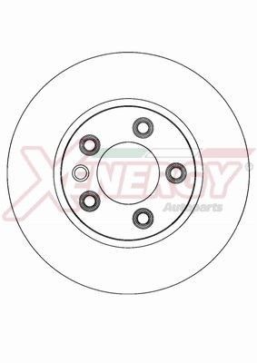 AP XENERGY Bremsscheibe X602486 Bremsscheiben AP XENERGY Volkswagen T-ROC X602486