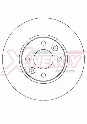 AP XENERGY Bromsskiva X602714 X602714 AP XENERGY bromsskiva DACIA DOKKER