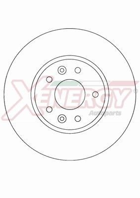 AP XENERGY Brake disc X602725 X602725 AP XENERGY brake discs for RENAULT KADJAR