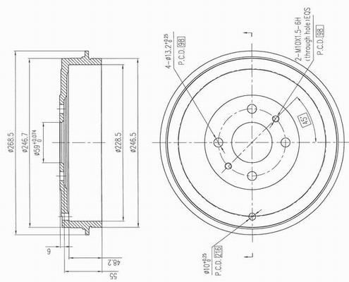 AP XENERGY Bromstrumma X654210 X654210 AP XENERGY Bromstrummor Peugeot