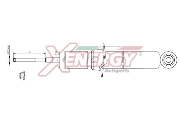 AP XENERGY Αμορτισέρ X702341 Αμορτισέρ ανάρτησης AP XENERGY SPIDER X702341 φθηνά