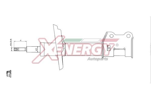 AP XENERGY Stötdämpare X761339 X761339 AP XENERGY väghållning ALFA ROMEO 145