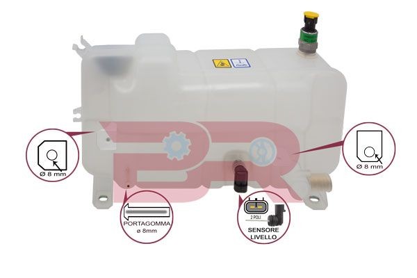 BOTTO RICAMBI Δοχείο διαστολής, ψυκτικό υγρό BRAC2311 BRAC2311 Δοχείο παραφλού BOTTO RICAMBI SEAT LEON