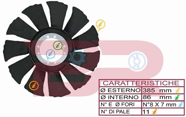 BOTTO RICAMBI Radiaatori ventilaator BRAC4647 Radiaatori ventilaator BOTTO RICAMBI LEON BRAC4647 odav