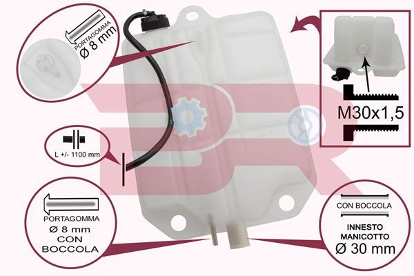 BOTTO RICAMBI Serbatoio compensazione refrigerante BRAC6669 BRAC6669 Vaschetta acqua radiatore BOTTO RICAMBI Volkswagen AMAROK costo