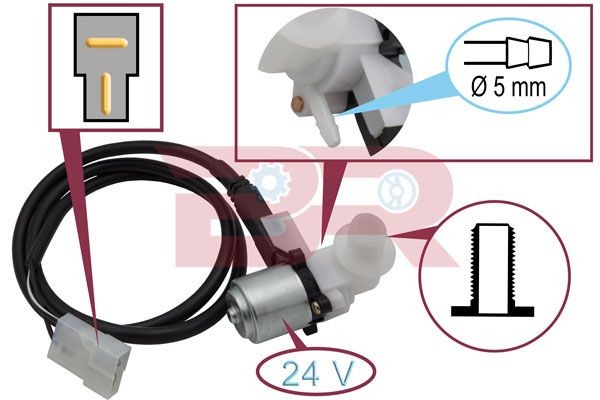 BOTTO RICAMBI Bomba de água do lava-vidros BRAC9689 BOTTO RICAMBI Bomba do limpa vidros BRAC9689 opinião