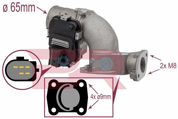 BOTTO RICAMBI Gasklephuis BREL1131 auto Gas, klep BOTTO RICAMBI BREL1131 kopen